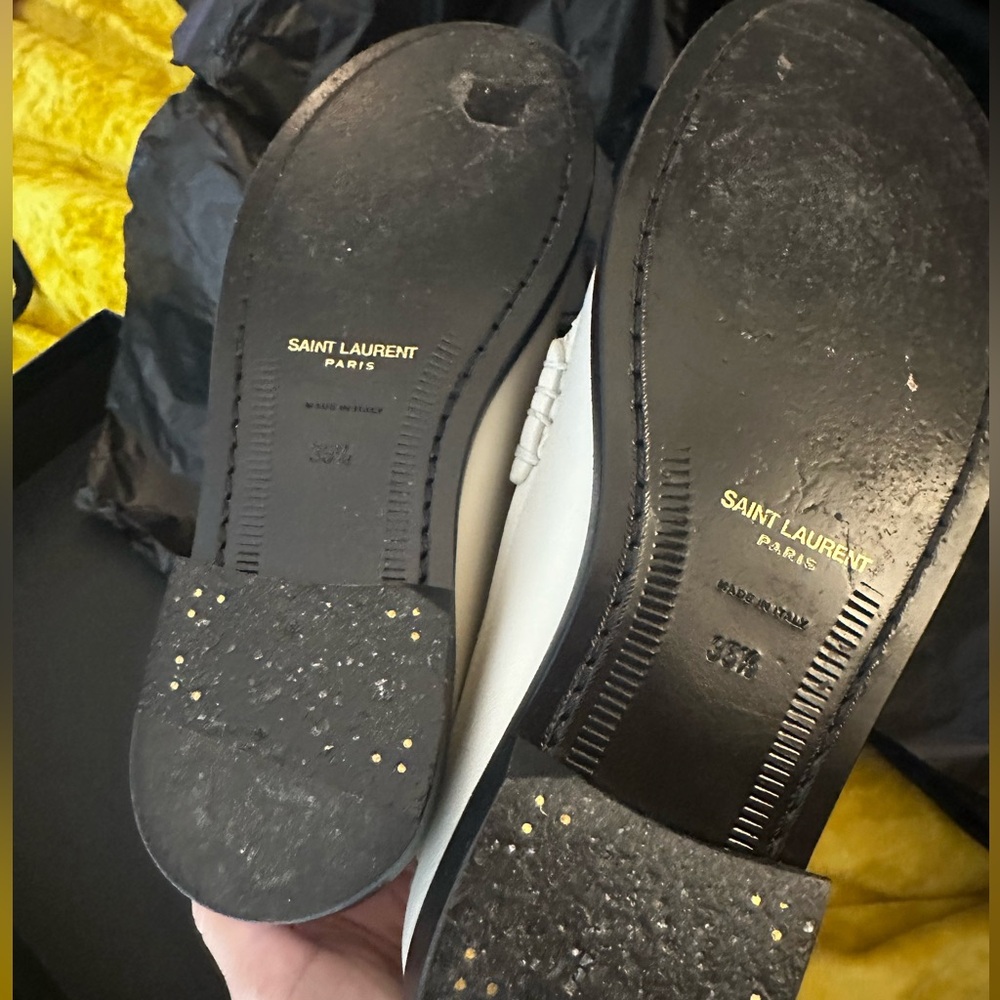 YSL LE LOAFER PENNY SLIPPERS IN SMOOTH LEATHER - Picture 7 of 10
